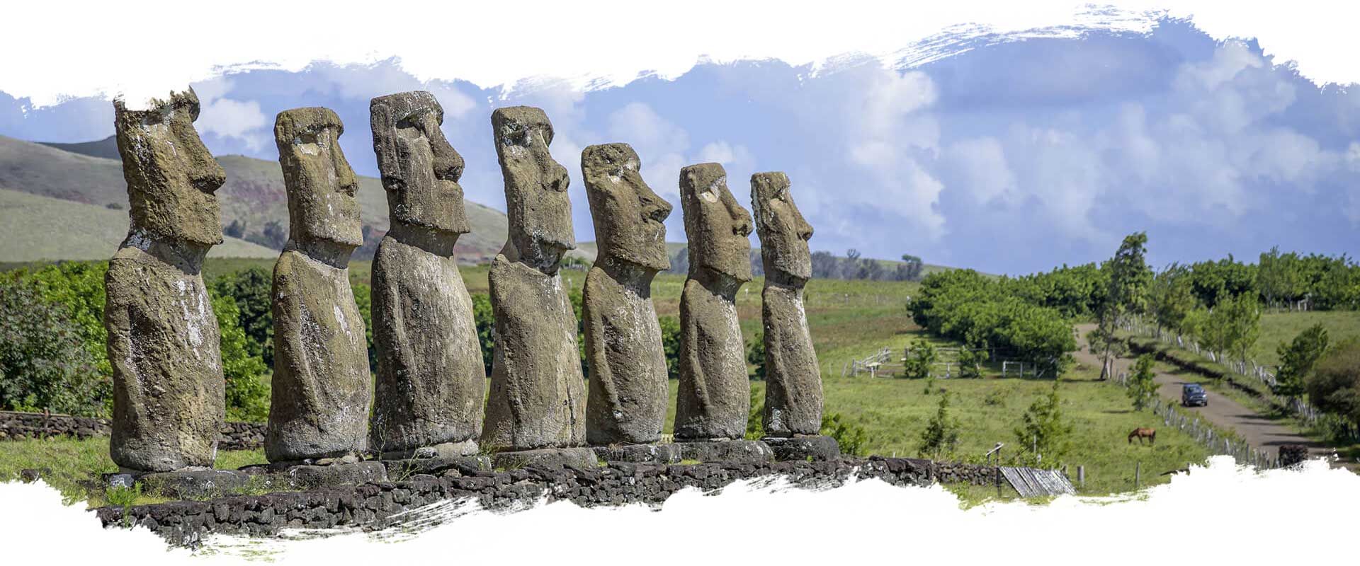 Moai Statuen - Osterinsel Moai Statuen - Osterinsel